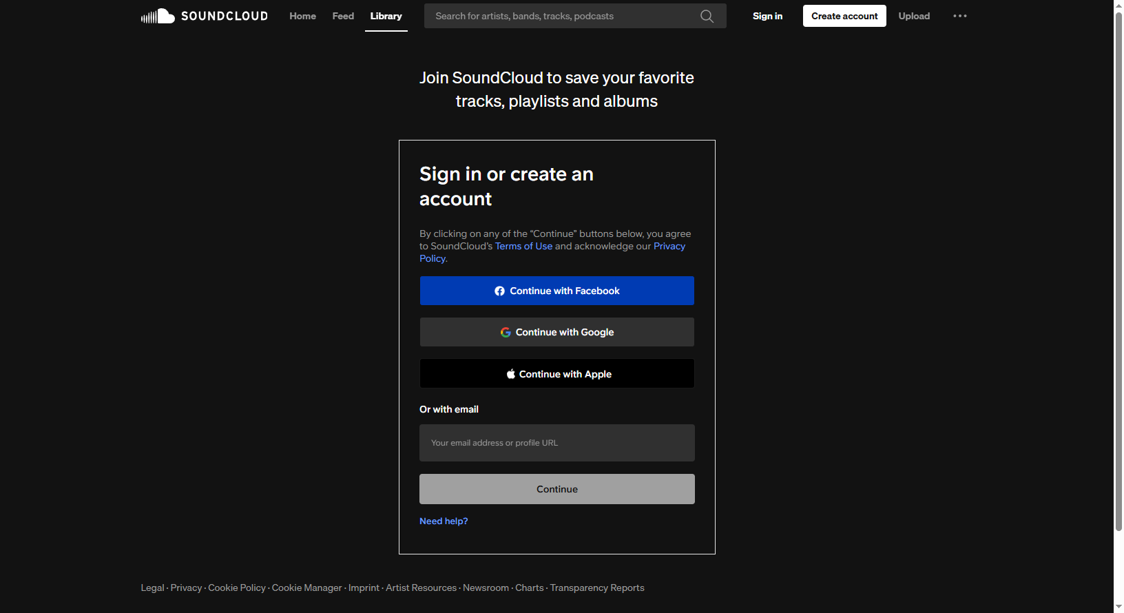 アカウント作成・ログイン